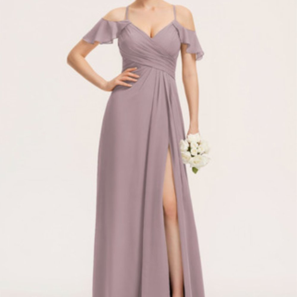 JJ's House Bridesmaid Dress Size 8 Vintage Mauve